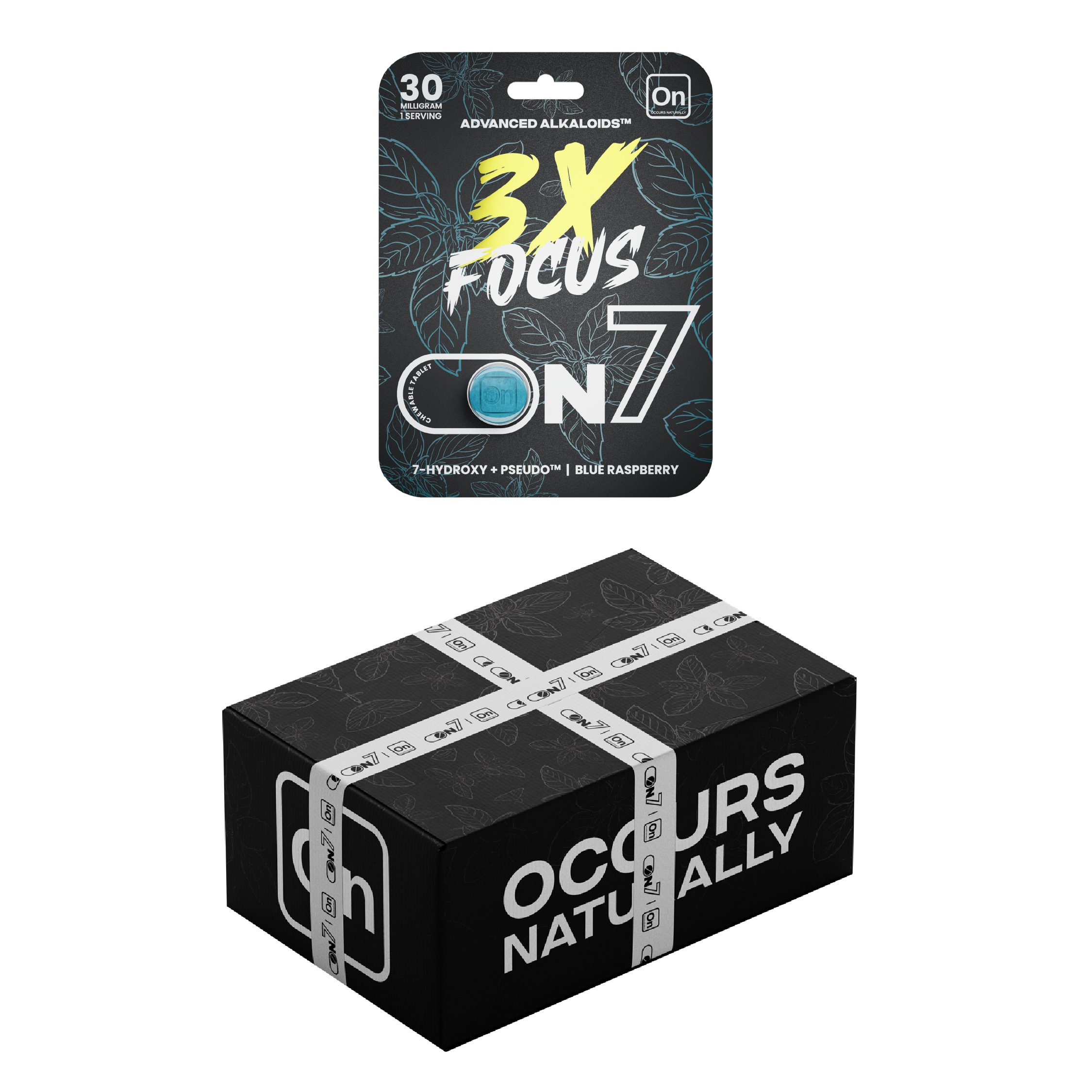 3X Focus 1-Count Master Case - 40 Display - 400 Blisters 30MG